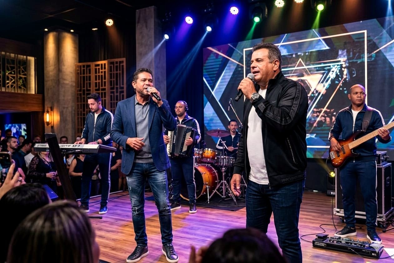 Joy e Daniel ao vivo com banda